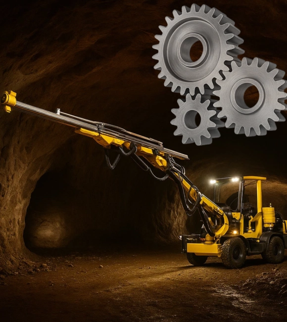 pieces de rechange pour equipements miniers souterrains